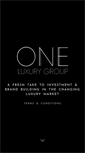 Mobile Screenshot of oneluxurygroup.com